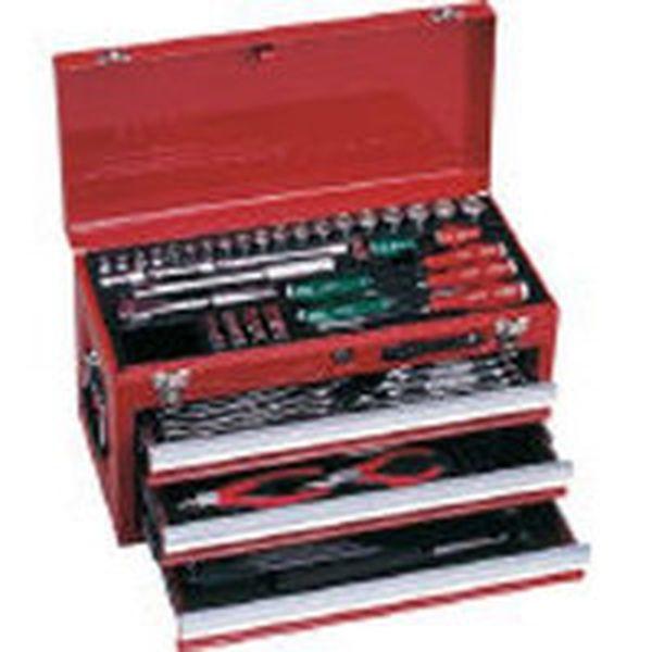 TONE(株) TONE 整備用工具セット ツールセット 差込角9.5mm 72点セット レッド TSA350-TN WO店