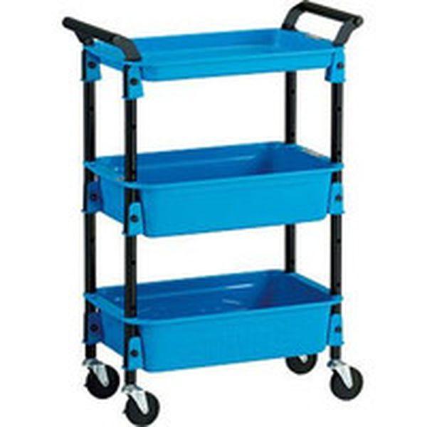 TWR2SB トラスコ中山(株) TRUSCO ツールワゴンロイヤル654×361×887深2浅1 スカイ TWR2SB-TN WO店