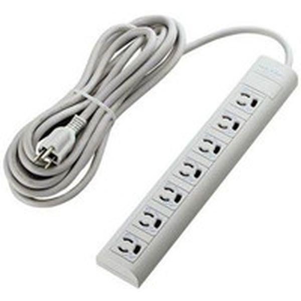 TY055NDA  エレコム(株) エレコム OAタップ 3P 7個口 マグネット 抜け止め 5m TY055NDA-TN WO店