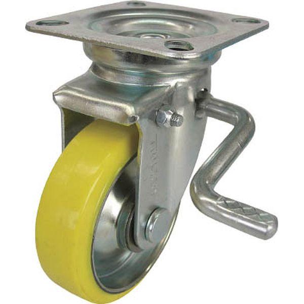 TYUEJB-100A ＴＲＵＳＣＯ　帯電防止ウレタンキャスター　自在ダブルストッパー付　Φ１００ ＷＯ店の通販は 4,605円