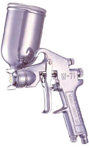 W7121G  小形スプレーガン 重力式 ノズル口径 Φ1.3 空気使用量195L/min W7121G-TN WO店