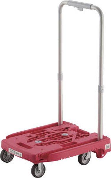 WP2GPJS トラスコ中山(株) TRUSCO 樹脂台車 カルティオミニ weego 省音G車輪 ピンク S付 WP2GPJS-TN WO店