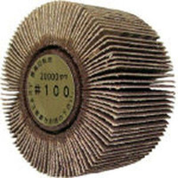 YUF6025 325-0695 柳瀬(株) ヤナセ 軸付フラップホイール120＃ 10個入り ＷＯ店の通販は 7,907円