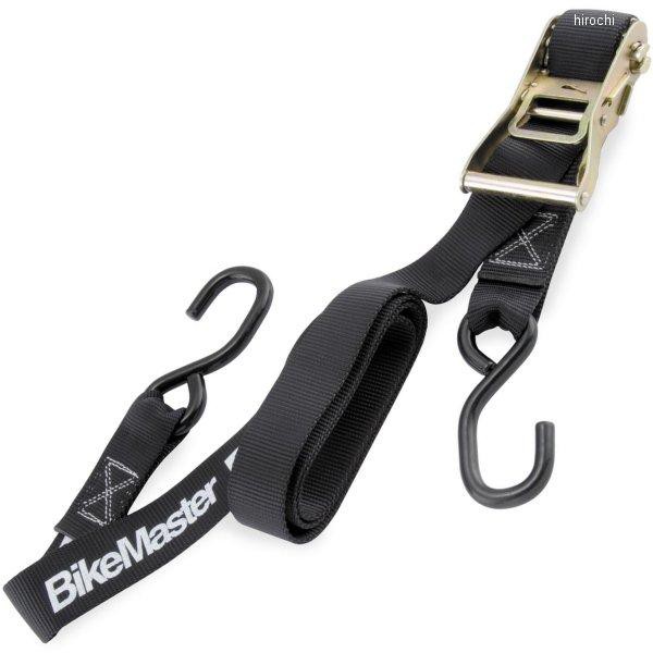バイクマスター BikeMaster タイダウンベルト ラチェットバックル 1.5インチ(3.8cm) x 84インチ(213cm) 黒 100529-TR WO店の通販は
