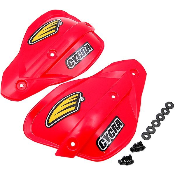 サイクラ CYCRA ハンドガード Probend用 補修用シールド 赤 123172-TR WO店の通販は