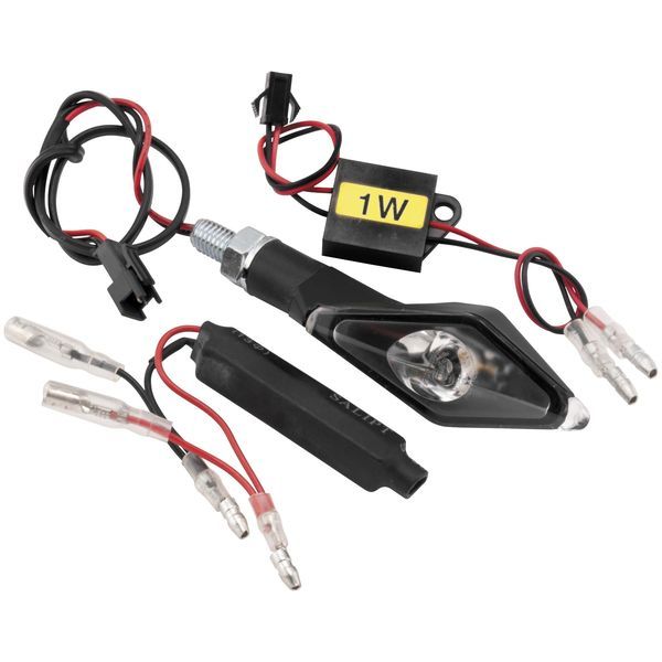 バイクマスター BikeMaster LEDウインカー エイリアンアングル 黒 左右ペア 266252-TR WO店