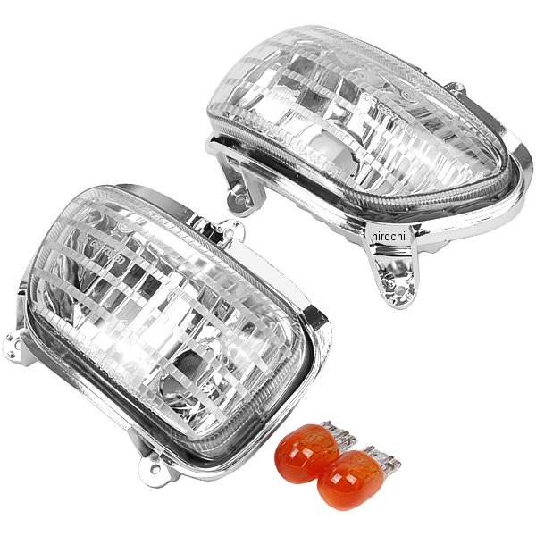 417932 ショークローム Show Chrome ミラー ターンシグナル レンズ キット 01年-10年、12年以降 GL1800 クリア WO店