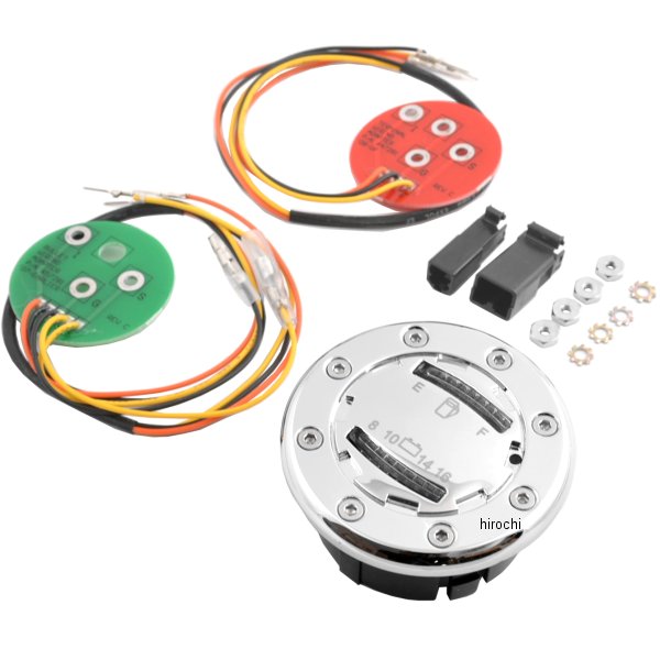 クリアキン Kuryakyn ガスキャップ LED ガソリン残量/バッテリー Informer 419392-TR WO店の通販は