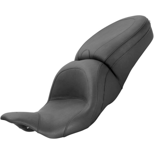 マスタング Mustang シート ワンピース ローダウン 08年以降 FLH、FLT 無地 489229-TR WO店