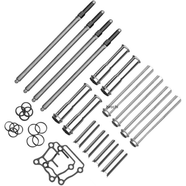 499961 S&Sサイクル S&S Cycle アジャスタブル プッシュロッド 99年-17年 Twin Cam カバー付き WO店