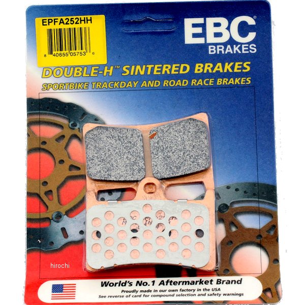 イービーシー EBC ブレーキパッド フロント 97年-08年 FZ6、YZF600 EX-Performance シンタード 610014-TR WO店