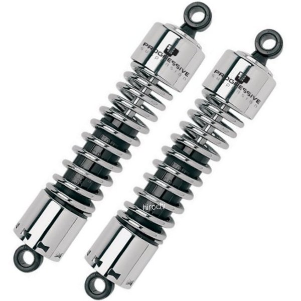 プログレッシブ PROGRESSIVE ショック 標準硬さ 412 FLT 13インチ クローム 774022-TR WO店