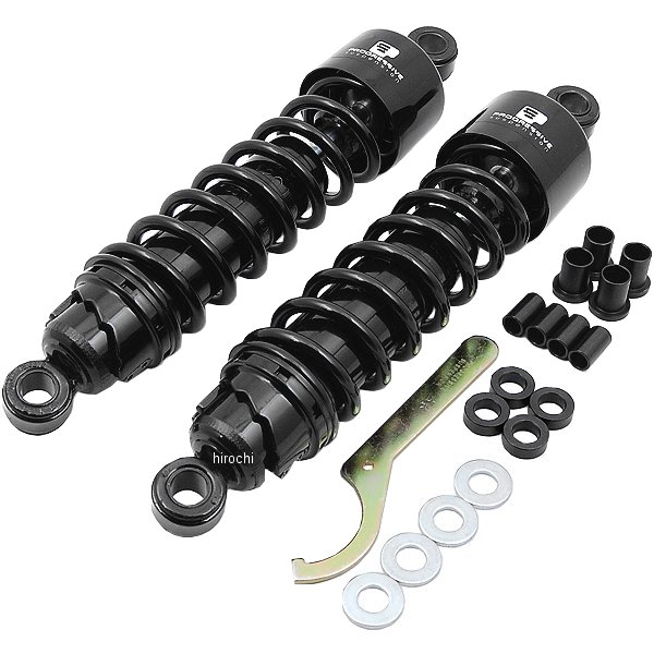 プログレッシブ PROGRESSIVE リアサスペンション 12.5インチ 標準硬さ FLH、FLT 黒 774271-TR WO店