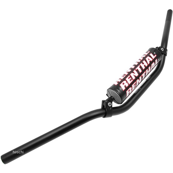 レンサル RENTHAL 7/8インチ ハンドルバー パッド付き 黒 800669-TR WO店