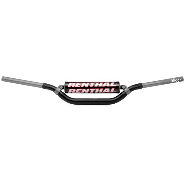 レンサル RENTHAL ハンドルバー ツインウォール RC ハイ 黒 800718-TR WO店