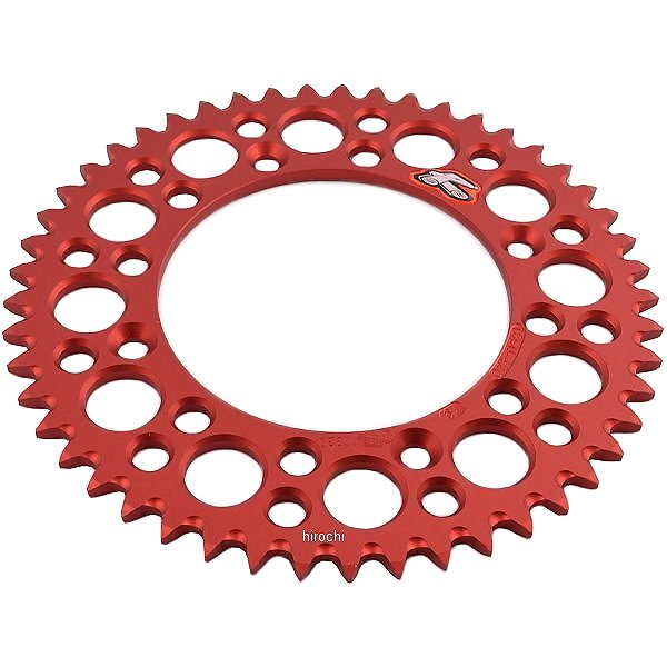 レンサル RENTHAL リア スプロケット 49T/420 85年-07年 CR85R、CR80R アルミ 赤 801400-TR WO店