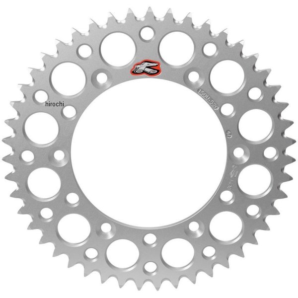 レンサル RENTHAL リア スプロケット 51T/420 52T/420 88年以降 KX100、KX85、KX80 アルミ シルバー 801427-TR WO店