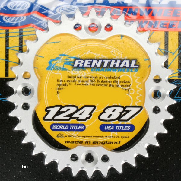 レンサル RENTHAL スプロケット リア 37T/520 09年-16年 LT-Z400 アルミ 801817-TR WO店