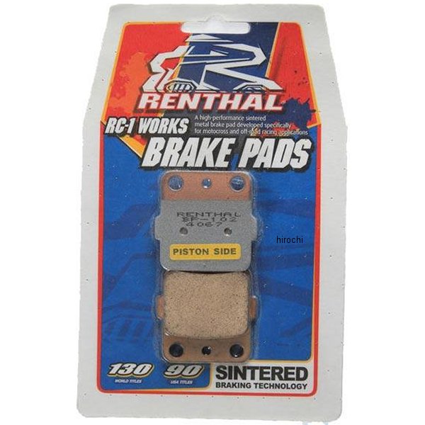 レンサル RENTHAL ブレーキパッド RC-1 フロント 97年以降 CRF、CR、KX シンタード 801902-TR WO店