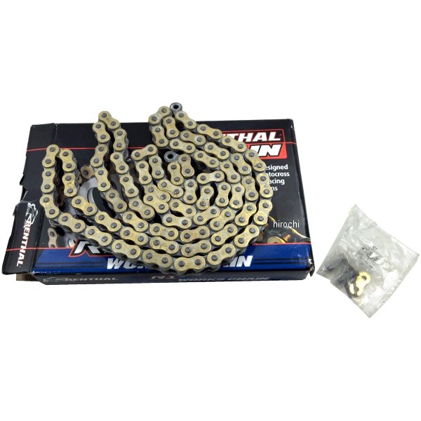 レンサル RENTHAL ワークス チェーン ノンシール クリップ 428R1/130L ゴールド 801926-TR WO店