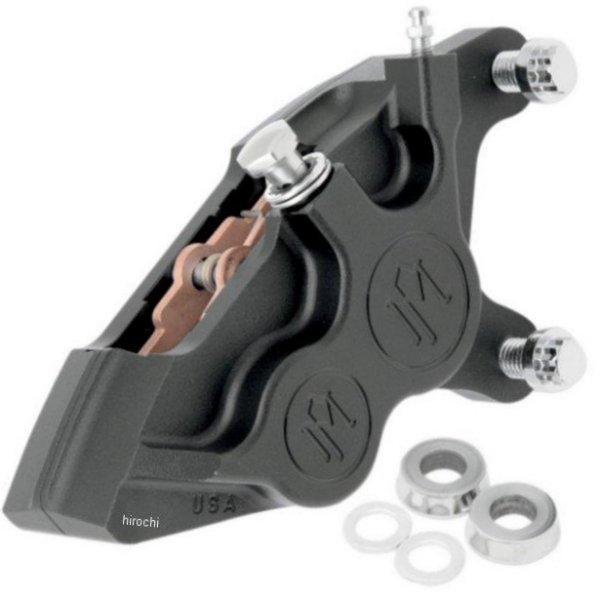 パフォーマンスマシン 4ピストン キャリパー 11.5、11.8インチローター用 フロント 右 黒つや消し 00年以降 PM7151-TR WO店の通販は