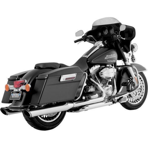 バンス＆ハインズ 4インチ スリップオンマフラー Twin Slash 95年-16年 FLH クローム 1801-0392 WO店