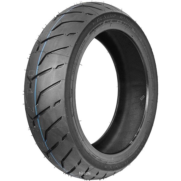 ダンロップ DUNLOP D407 170/60R17M/C 78H ブラックサイドウォール TL リア WO店
