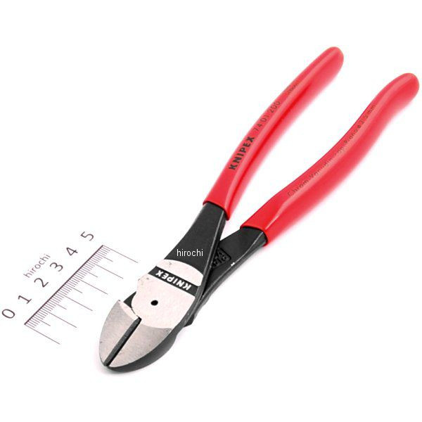 クニペックス KNIPEX 強力型斜ニッパー(硬線用) 7401-200-KP WO店