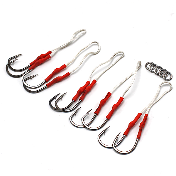 アシストフック ダブル 7 0 5本セット 即日発送 ジギングフック スロージギング 青物 回遊魚 サゴ ハタ 根魚 タチウオ ジギングの通販はau Pay マーケット 46z8