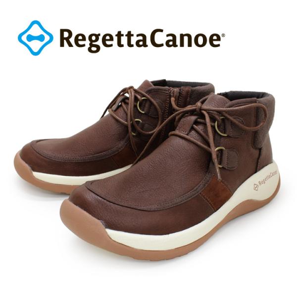 RegettaCanoe リゲッタカヌー Regettacanoe CCME-002 メモリ サイドジップ モカシン風ショートブーツ