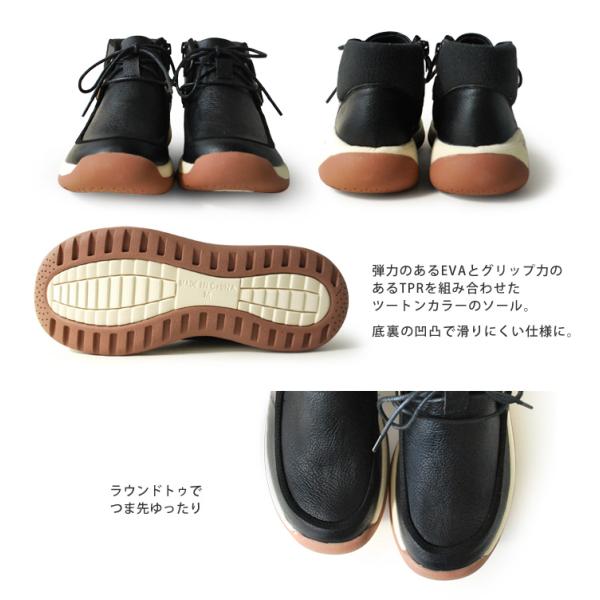 RegettaCanoe リゲッタカヌー Regettacanoe CCME-002 メモリ サイドジップ モカシン風ショートブーツ_5