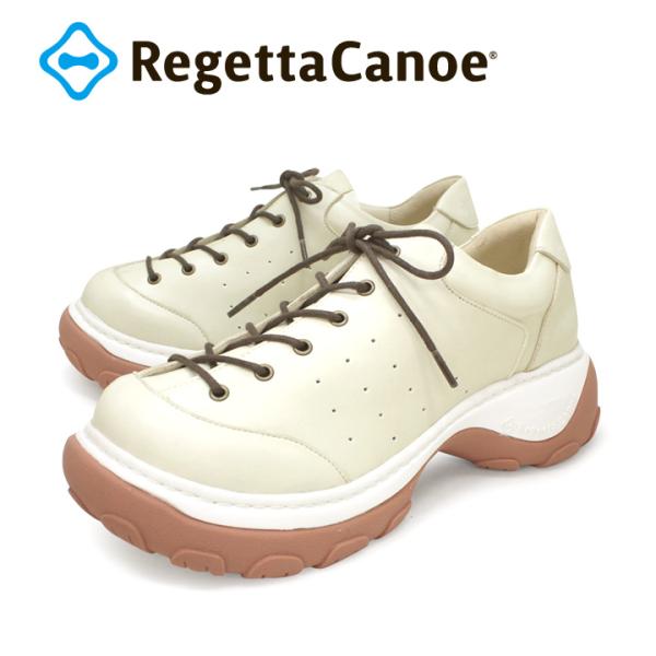 【ポイント10倍UP！5月1日23:59まで】 スニーカー シューズ 厚底 レディース メンズ リゲッタカヌー RegettaCanoe CJAB-004 アボット レースアップ シューズ 履きやすい 歩きやすい ユニセックス