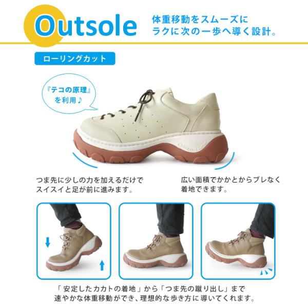 【ポイント10倍UP！5月1日23:59まで】 スニーカー シューズ 厚底 レディース メンズ リゲッタカヌー RegettaCanoe CJAB-004 アボット レースアップ シューズ 履きやすい 歩きやすい ユニセックス_11