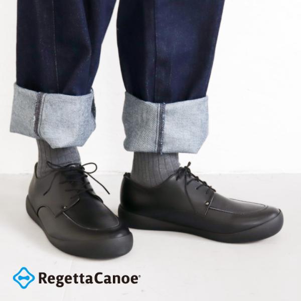 ビジネスシューズ 紳士靴 リゲッタカヌー RegettaCanoe CJFC-7115a フラットソール メンズUチップ 歩きやすい 履きやすい お仕事 父の日