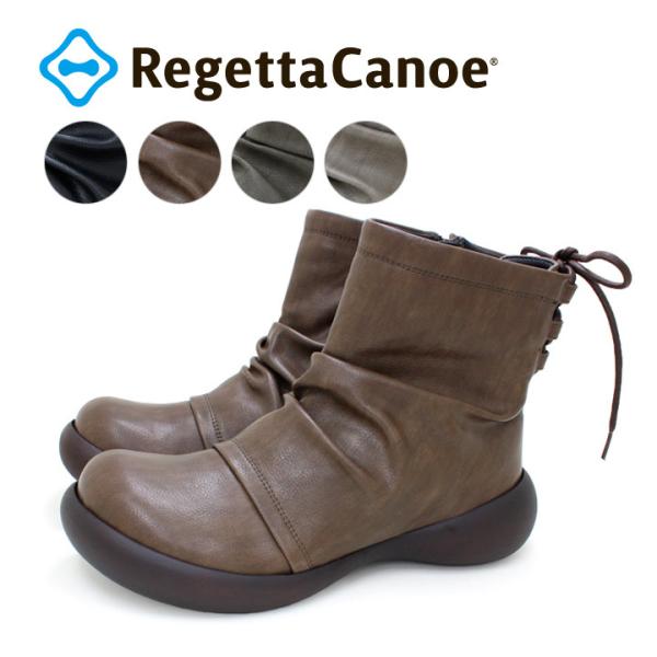 リゲッタカヌー RegettaCanoe CJFS-001c フィールドシューズタイプ ショートナウシカブーツ リボン