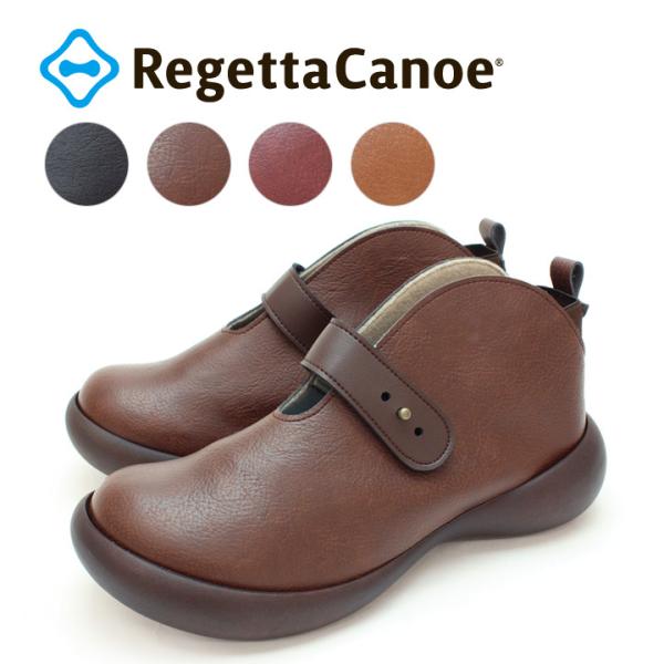 リゲッタカヌー RegettaCanoe CJFS-6816 フィールドシューズ Vカットデザインシューズ ベルトシューズ 履きやすい 歩きやすい
