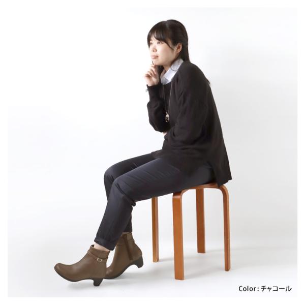 リゲッタ Re:getA R-6002 サイドジップショートブーツ 細身 大人カジュアル きれいめ_10