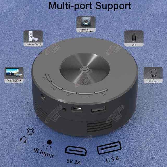 プロジェクター 小型 家庭用1080PフルHD対応 天井 DVD WiFi Bluetooth スマホ コンパクト 軽量 モバイルプロジェクター  ミニプロジェクタ