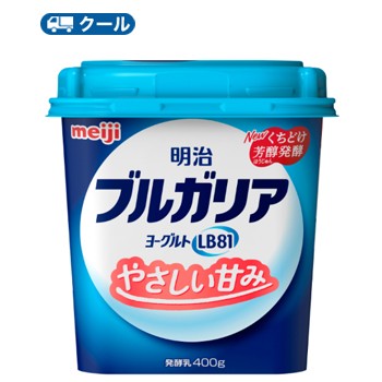 明治 ブルガリアヨーグルトLB81 やさしい甘み (400g×6コ) 食べる ...