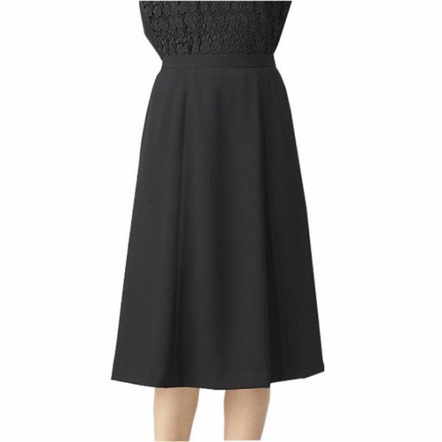 【送料無料】日本製 レディース 喪服 礼服 ブラックフォーマル スカート　母の日 冠婚葬祭 卒業式 卒園式 通年 大きいサイズ ９号　11号　13号　15号 春物 秋物 冬物 黒 Black 安　低価格　1240_1