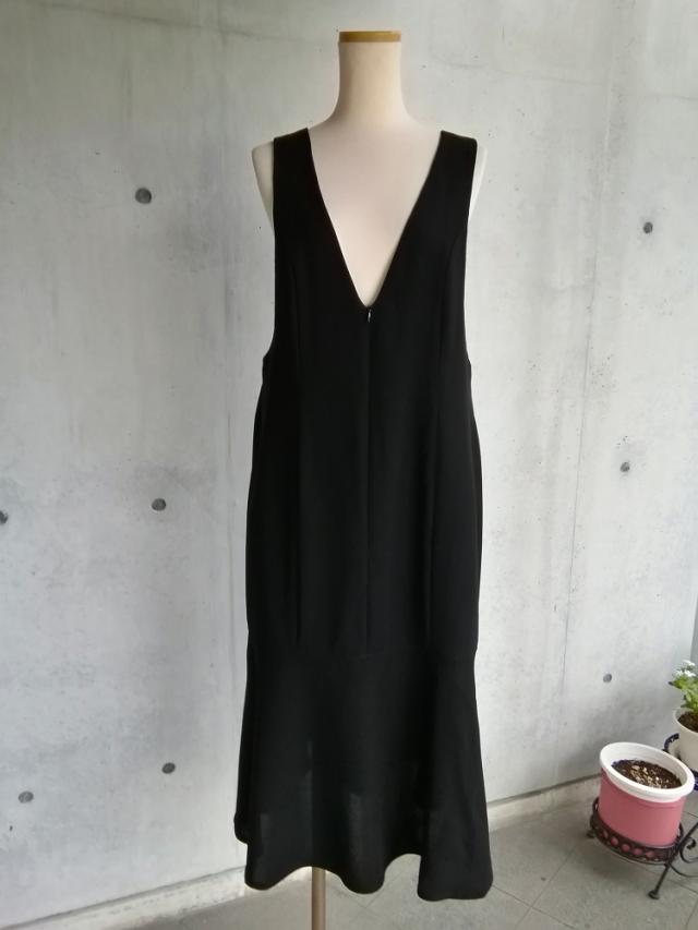 【日本製】7L〜10L 喪服 フォーマル前開きマーメイドシルエットのジャンスカ 136201-3