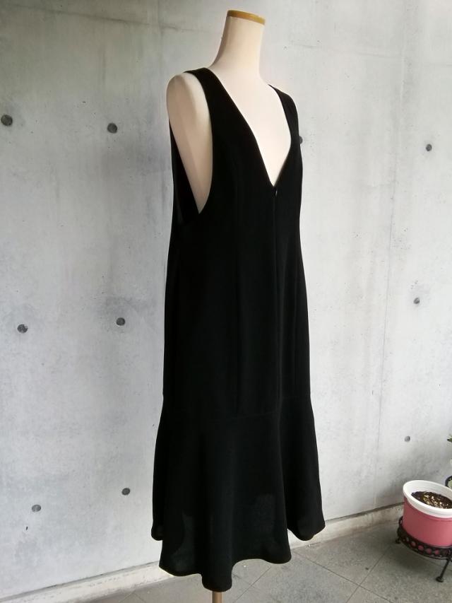 【日本製】7L〜10L 喪服 フォーマル前開きマーメイドシルエットのジャンスカ 136201-3