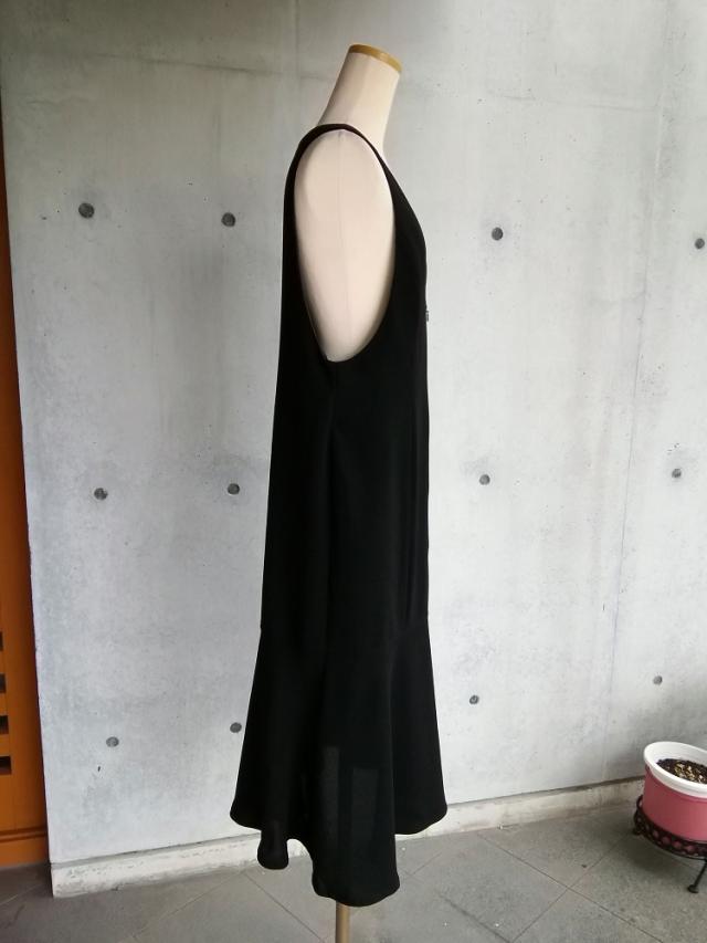 【日本製】7L〜10L 喪服 フォーマル前開きマーメイドシルエットのジャンスカ 136201-3