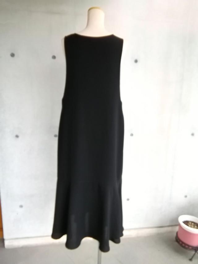 【日本製】7L〜10L 喪服 フォーマル前開きマーメイドシルエットのジャンスカ 136201-3