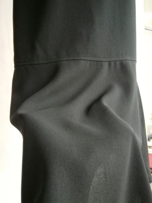 【日本製】7L〜10L 喪服 フォーマル前開きマーメイドシルエットのジャンスカ 136201-3