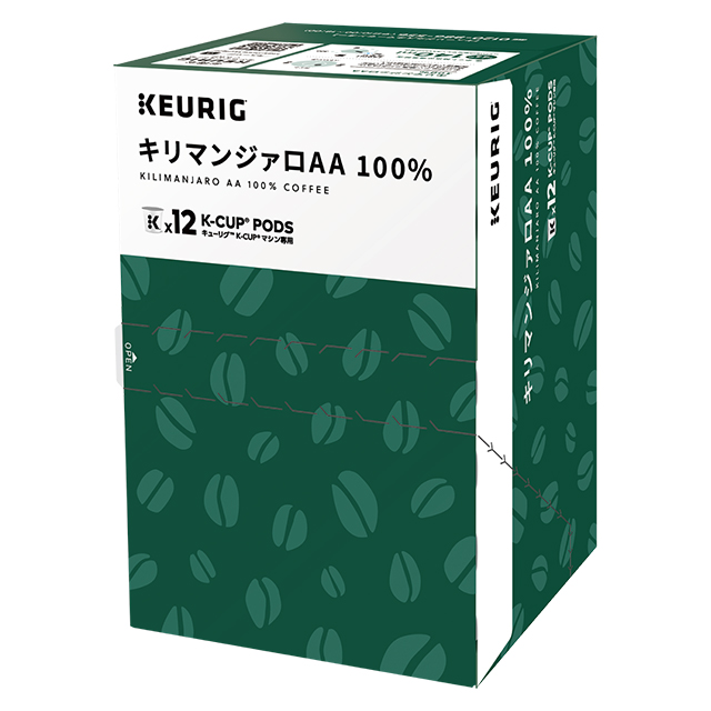 KEURIG K-Cup キューリグ Kカップ キリマンジァロAA100% 12個入×8箱セット