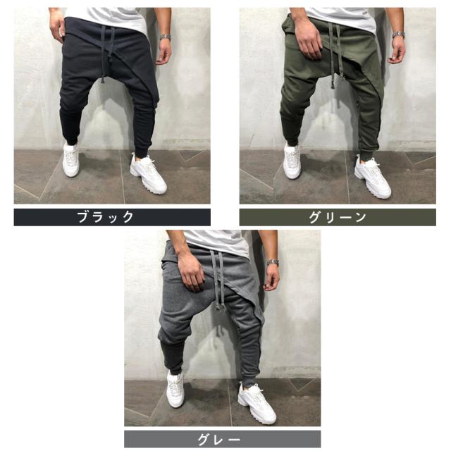 メール便可 サルエルパンツ メンズイージーパンツカジュアルパンツ サルエルスキニーパンツ ジョーカーパンツスリムパンツ 細身 スウェの通販はau Pay マーケット Lifeshine