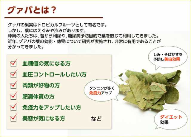 ばんじろう茶 グアバ茶 きざみ 50ｇ グァバ ぐあば お茶の通販はau Pay マーケット 奄美大島のお土産店