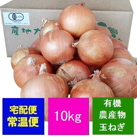 有機農産物 たまねぎ 送料無料 有機野菜 玉ねぎ 10kg ( 10キロ