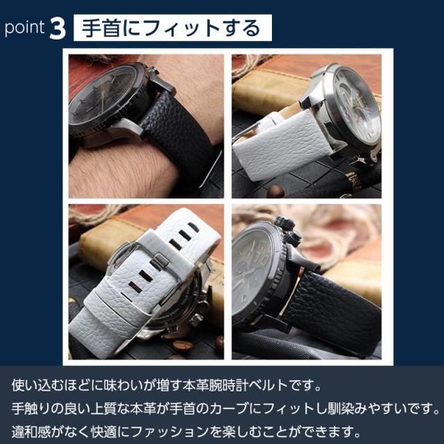 DIESEL 腕時計 watch 純正ベルト部品有 調整可能 電池交換要 防水 時計ベルト 時計バンド 時計 腕時計 腕時計パーツ 交換用